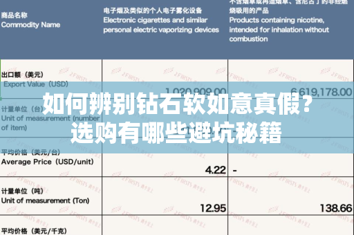 如何辨别钻石软如意真假？选购有哪些避坑秘籍